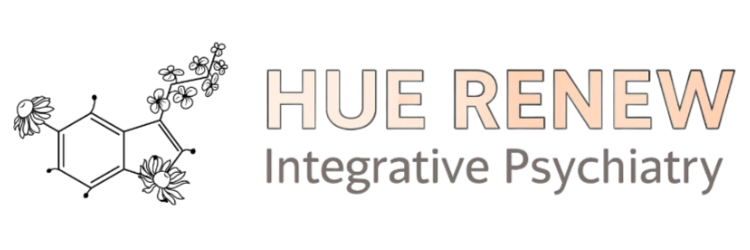 Hue Renew Psychiatry logo – integrative psychiatric and mental health care